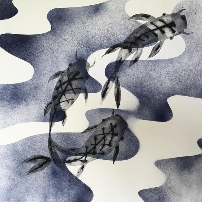 Ghostly Koi
