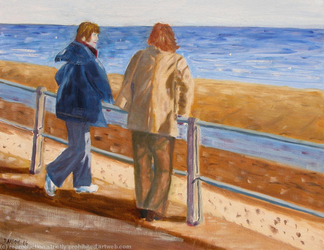 Looking out to sea