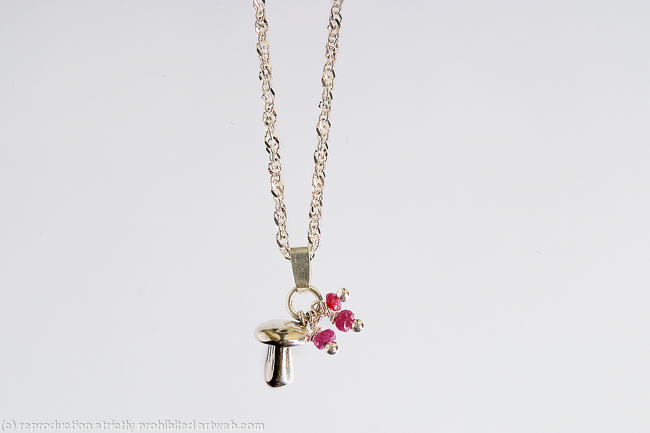 Nature Charms Collection - Magic Mushroom Necklace