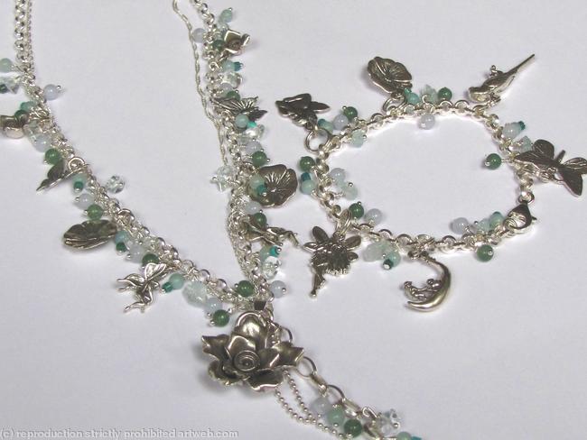 Enchanted Garden Necklace and Bracelet set