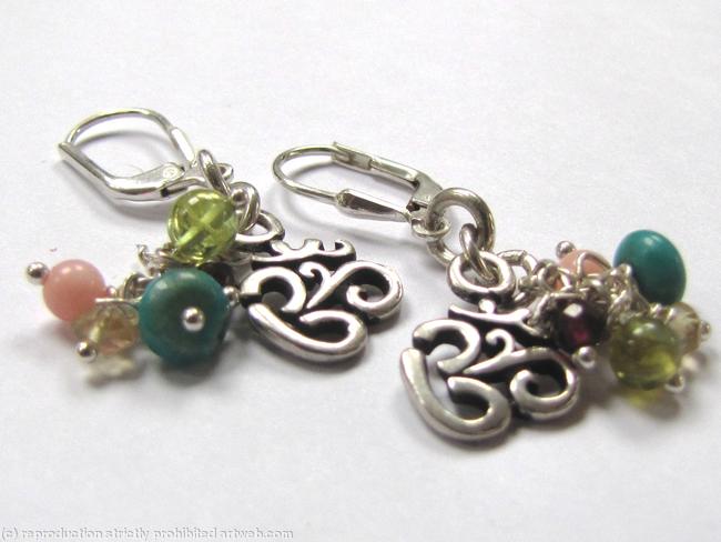Omm Bead Earrings