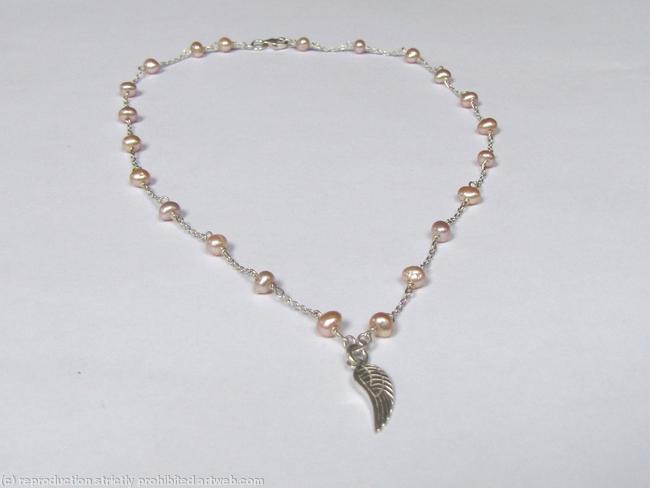 Angel Wing with pearls