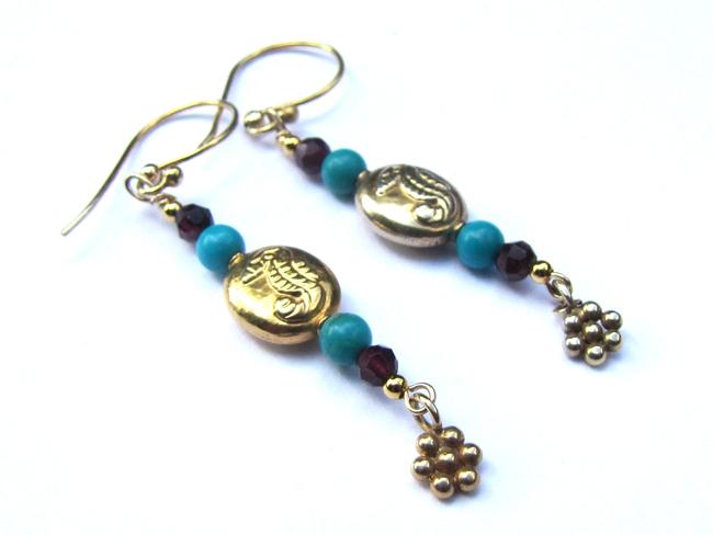Summer Seahorses earrings