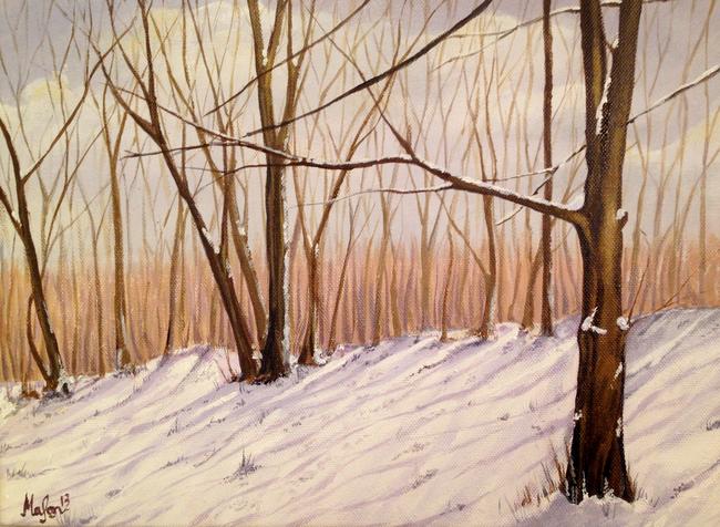 Challock Woods in the Snow