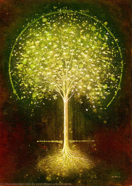green blossom