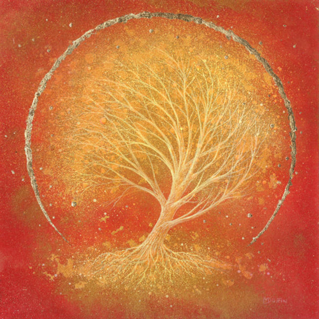 Orange halo