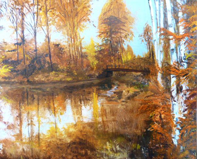 Autumn birches Sold
