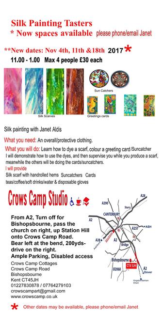 Silk Painting Tasters