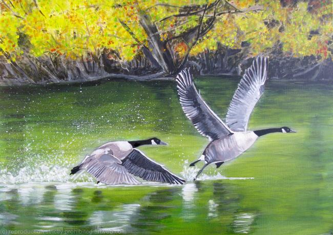 Something Told the Geese it was Time to Fly (Rachel Field)