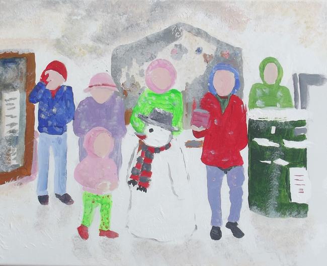 SNOWY DAY IN DUBLIN