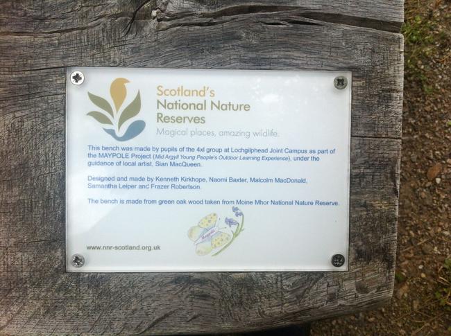 Taynish Bench Plaque