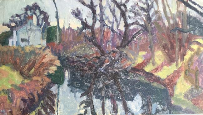 Winter Morning, Canal at Hanwell