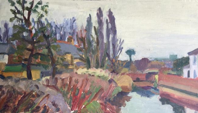 Canal at Hanwell with Polars