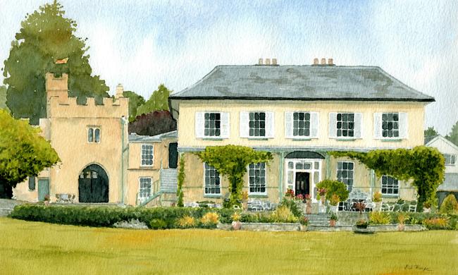 Porthmawr Country House, Crickhowell Print