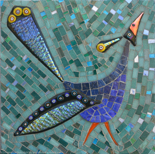 Dark Blue Peacock