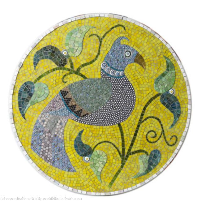 Majolica Bird Yellow
