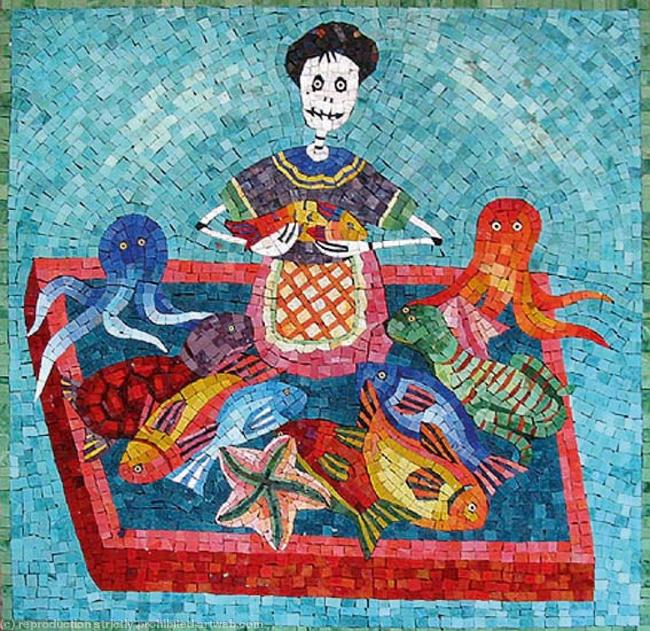 Day of the Dead Market Lady
