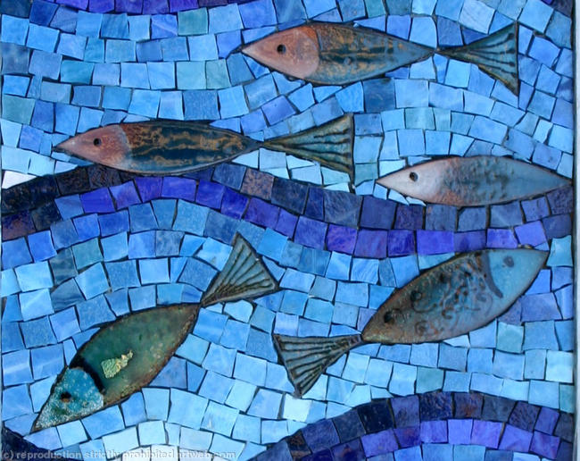 Enamel Fish (Detail)