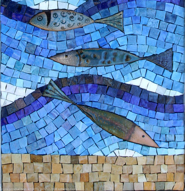 Enamel Fish (Detail)