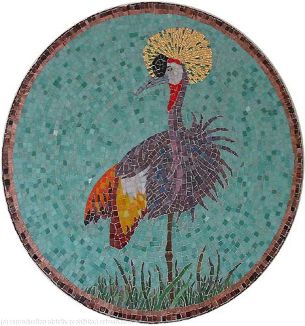 Gold Crested Crane