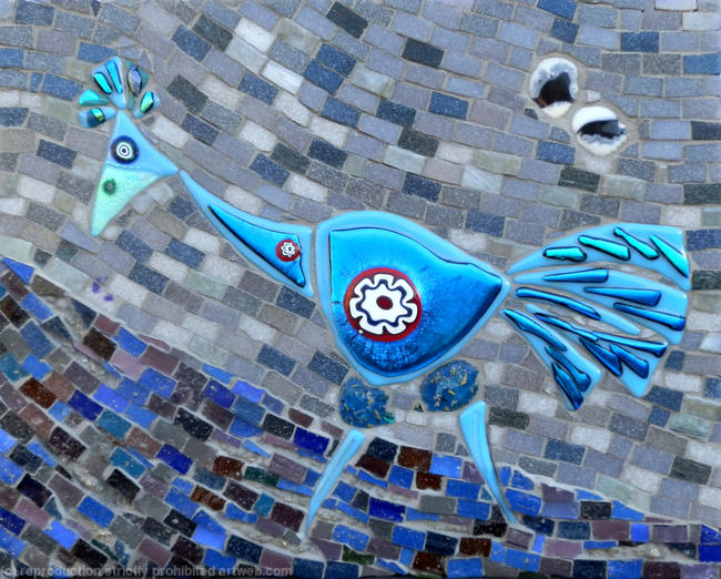Cheeky Blue Bird