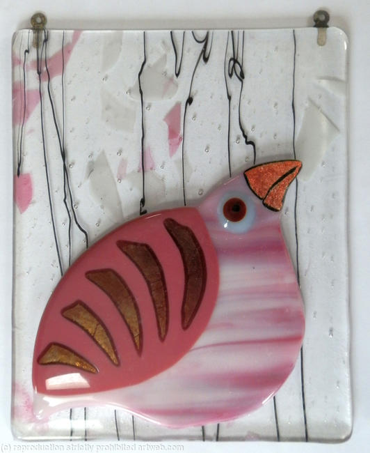 Pink belly Cheeky Bird