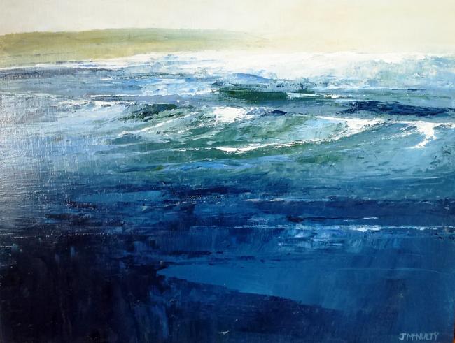 dark sea breaking