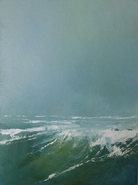misty sea