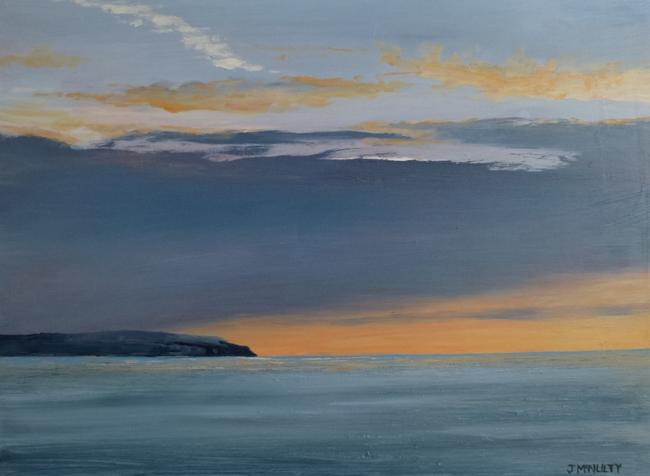 sunset from portstewart