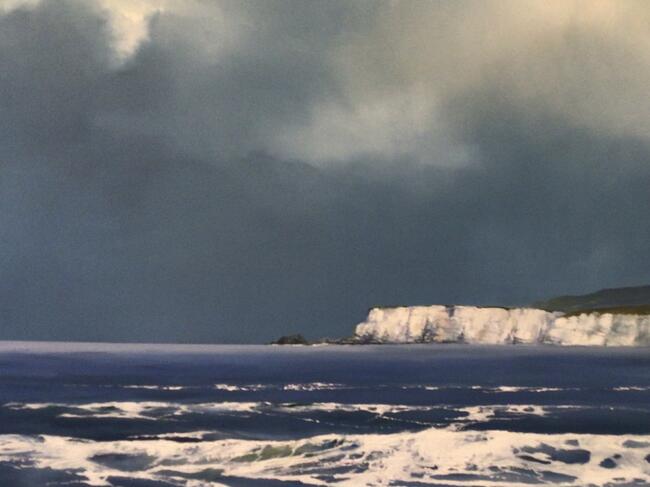 Limestone cliffs, carrick a rede