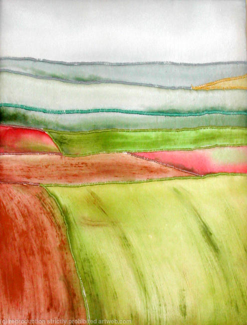 poppies and ploughed field