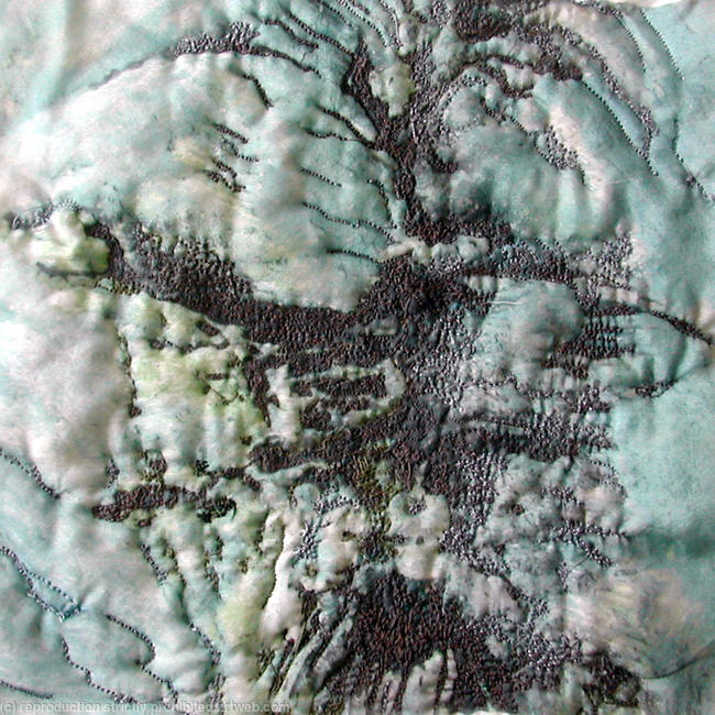 bark silk embroidery 30x30cm
