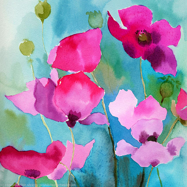 Poppies - Card