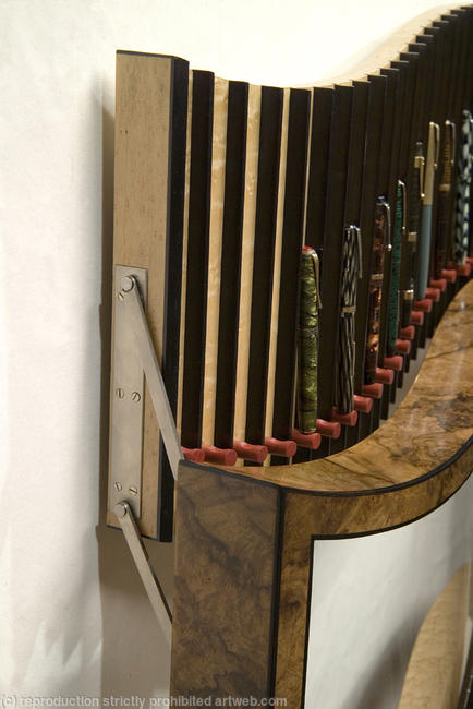 Pen Cabinet for Valuable Pens (detail)