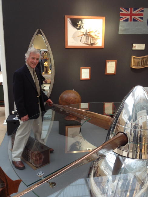 Mike Fenton at Olympia - Spitfire Restoration Expert