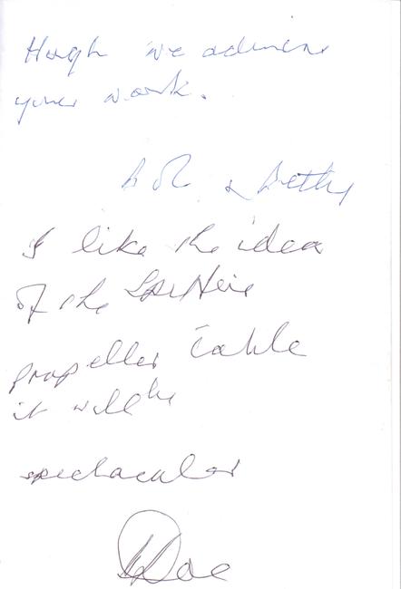 Inside cover of Bob Doe's autobiography