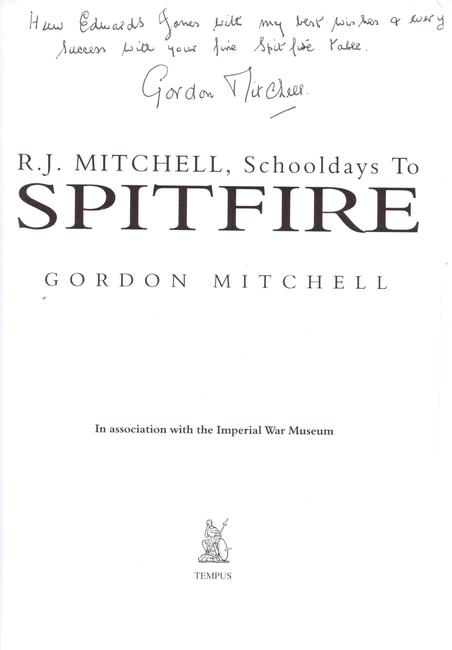 Gordon Mitchell son of R.J Mitchell