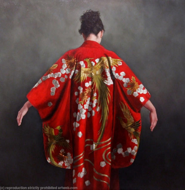 Scarlet Kimono - Limited Edition Print