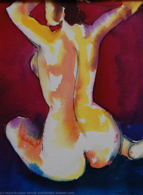 Seated nude