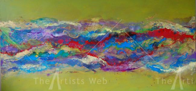 FLOW V - Contemporary Painting Modern Abstract Art