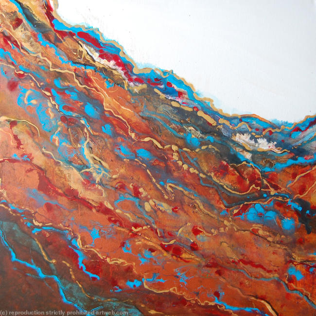Flow Series 21 - Contemporary painting modern abstract art