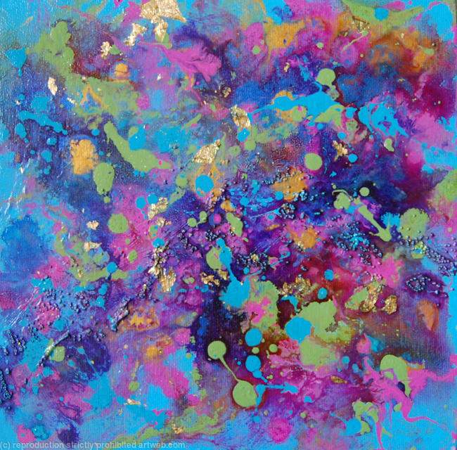 FLOW 34 - Contemporary Painting Original Abstract Canvas Art