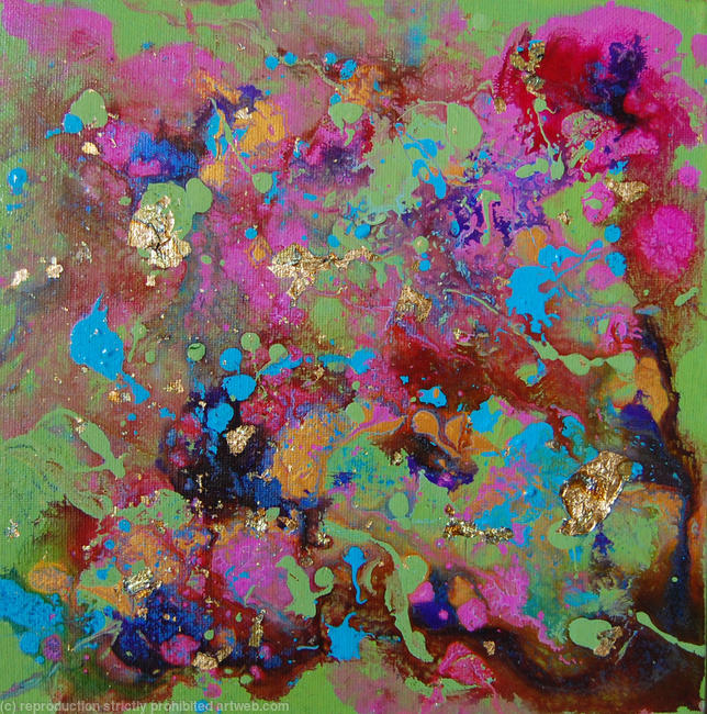 FLOW 35 - Contemporary Painting Original Abstract Canvas Art