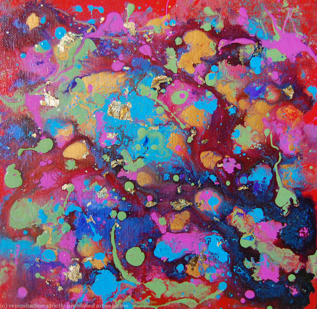 FLOW 36 - Contemporary Painting Original Abstract Canvas Art