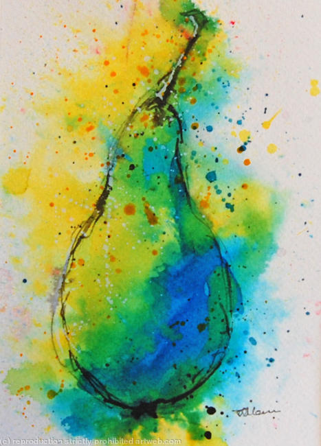 Blue Yellow Pear