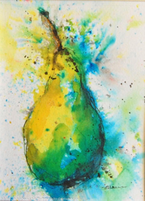 Yellow Blue Pear