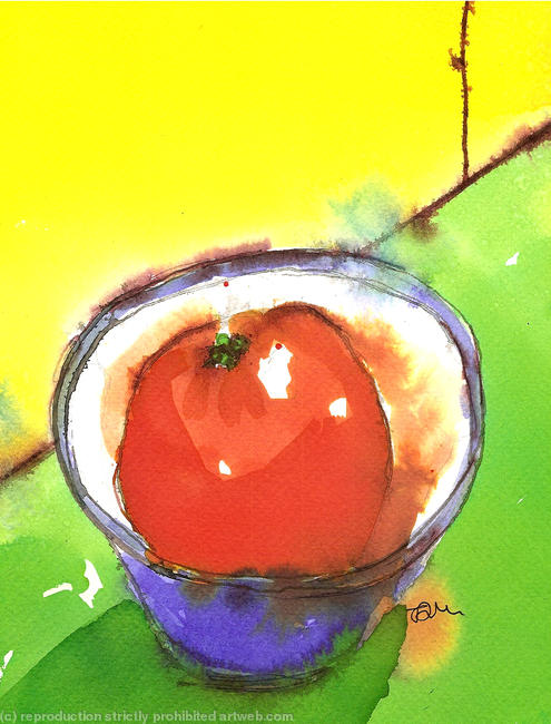 orangeinbluebowl