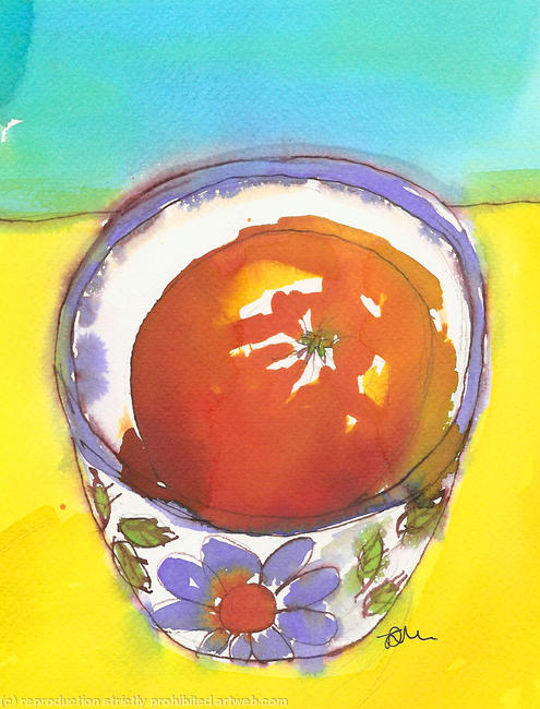 orangeinfloralbowl