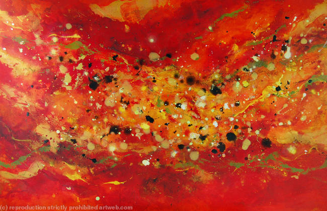 Cosmic Voyage Series - V - Original Abstract Painting on Canvas
