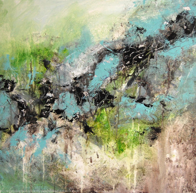Strata 11 - Abstract Painting Original Modern Canvas Art